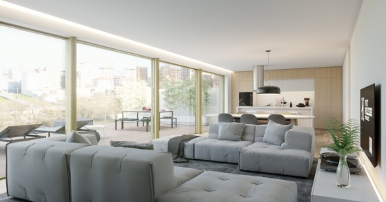 The new luxury apartments that have the Douro river as a backdrop