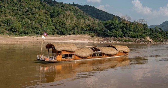 Humilde por fora, luxuoso por dentro: assim é "Cigano", o barco que cruza o rio Mekong