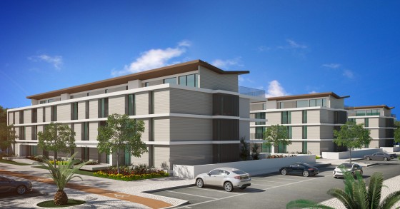 Está a ser construído em Aveiro um empreendimento com 164 apartamentos... junto ao mar 