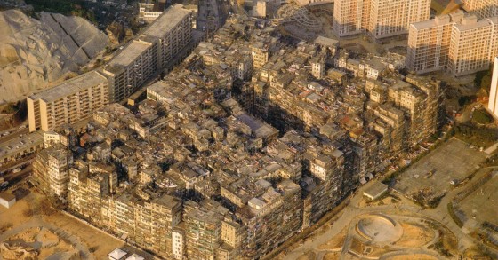 A cidade amuralhada de Kowloon