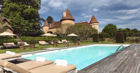 Um antigo castelo deu lugar a um hotel