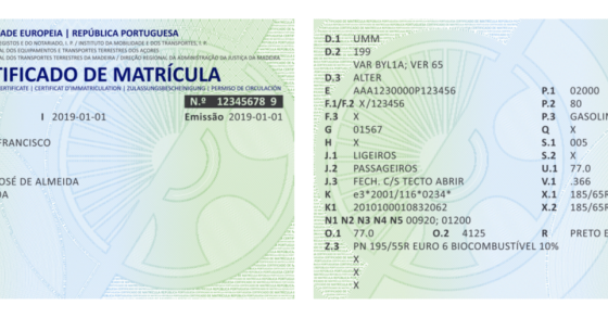 Documento Único Automóvel já está disponível para todos os condutores