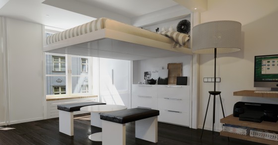 Camas elevatórias: uma solução curiosa para maximizar o espaço em casa