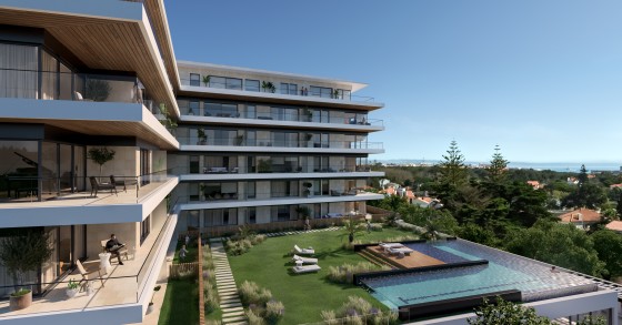 Vai nascer um Parque Atlântico em Cascais com 43 apartamentos de luxo e vista para o mar 