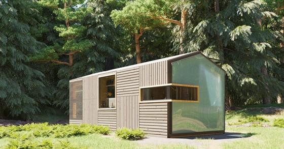 Casa pré-fabricada inspirada no Minecraft