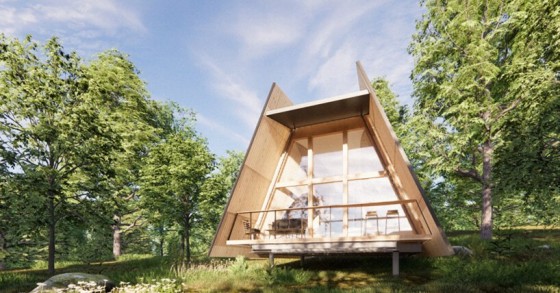 Casas pré-fabricadas para teletrabalhar