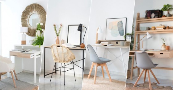 5 secretárias perfeitas para renovar a zona de estudo ou teletrabalho