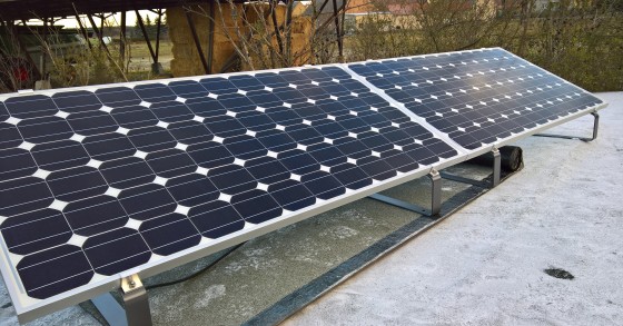 Orientação dos painéis solares