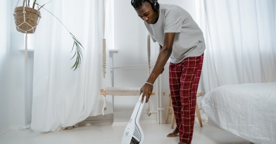 Limpar o pó da casa