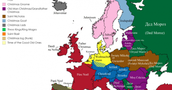 Quem traz os presentes do Natal nos países europeus?
