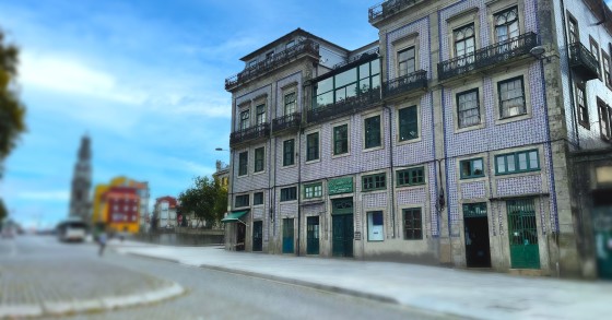 Edifício no centro do porto no mercado