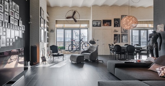 Transformação de fábrica em loft em Lisboa