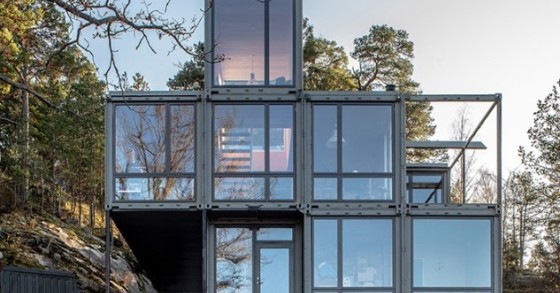 Casas pré-fabricadas com contentores