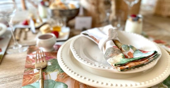 Decoração de mesa