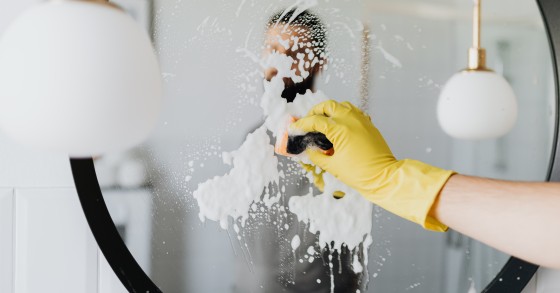 limpar a casa com detergentes ecológicos