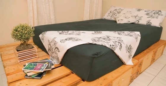 decoração com paletes de madeira