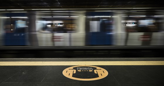 Estações do Metro de Lisboa encerradas