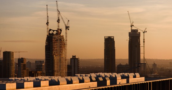 Construção na Zona Euro a cair
