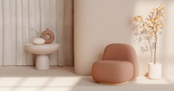 Peach fuzz: tendência de decoração da casa 2024