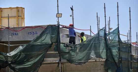 Construção de casas novas em Portugal