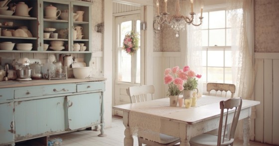 estilo 'shabby chic'