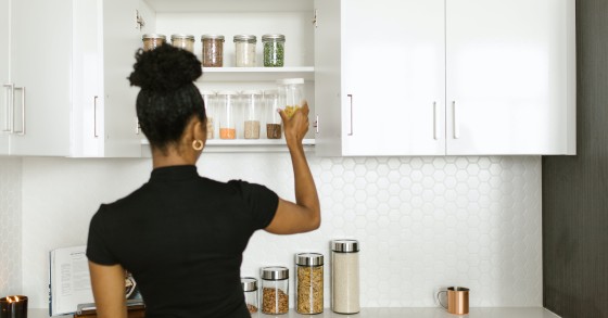 arrumação cozinha