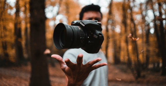 máquina fotográfica