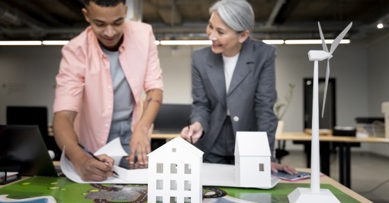 Construção de casas sustentáveis