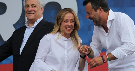 Área das casas em Itália