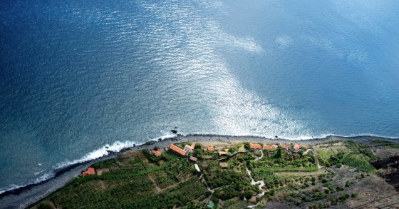 Vista para a Fajã dos Padres