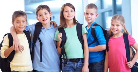 Meninos na escola 