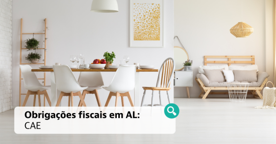 CAE para alojamento local