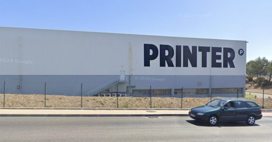 Printer vendida em leilão