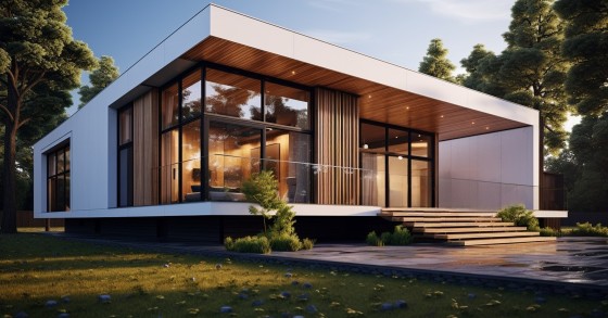 casas modulares de luxo