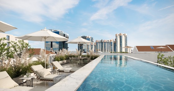 penthouse de luxo com piscina