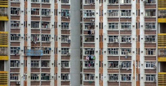 Edifício residencial em Hong Kong