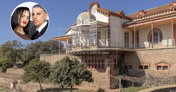La casa de Rosalía y Rauw Alejandro sigue a la venta dos años después de su ruptura: así es esta villa modernista