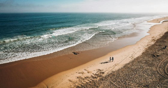 Blue flag beaches near Lisbon