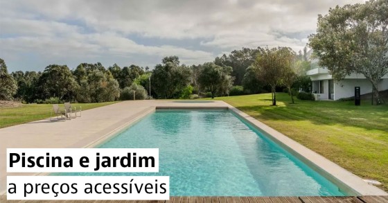 casas com piscina e jardim