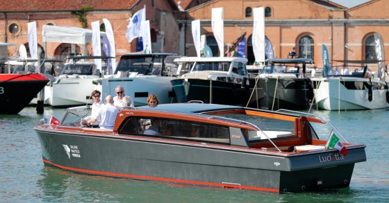 Taxi aquático em Veneza