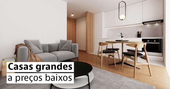 casas grandes e baratas