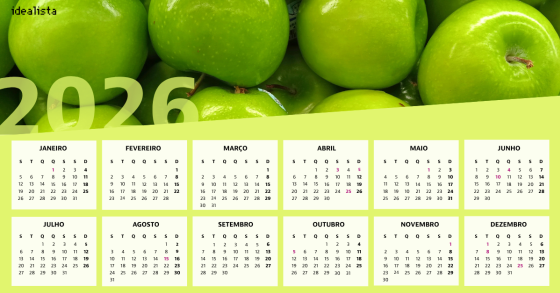 calendário de feriados