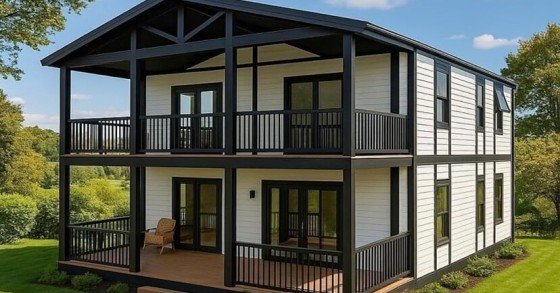 La casa prefabricada de dos plantas y cuatro dormitorios por menos de 16.000 euros