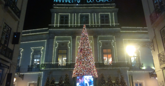 Luzes de Natal em Lisboa