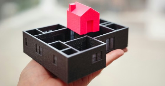 modelo de casa em 3D