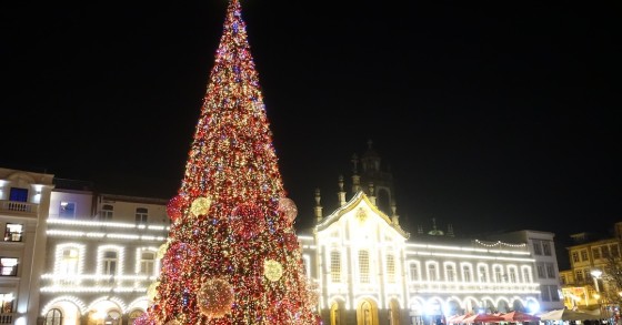 árvore de Natal em Braga