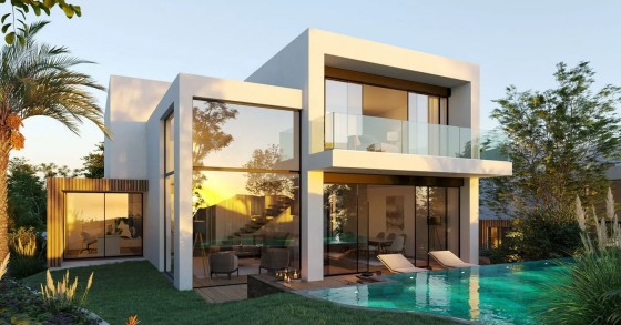 Casas novas de luxo eficientes