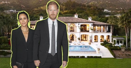 Mansão de Harry e Meghan no documentário