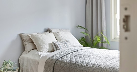 quarto de dormir arrumado