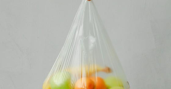 sacos transparentes de frutas